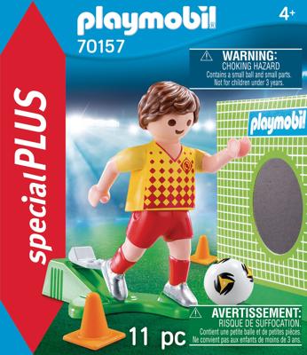 Playmobil 70157 voetballer met doel