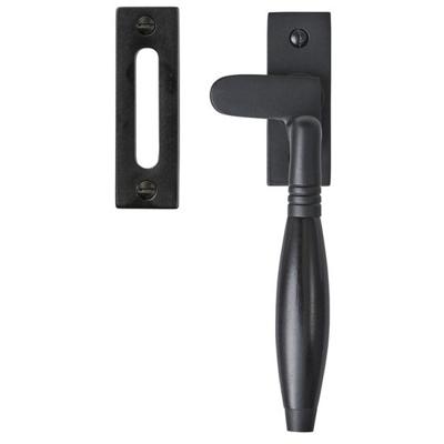 De Oude Deurklink Raamsluiting Klassiek mat zwart rechts
