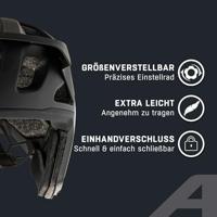 Olympic Sportswear Alpina sports mtb helm rootage evo 52-57 mat zwart - thumbnail