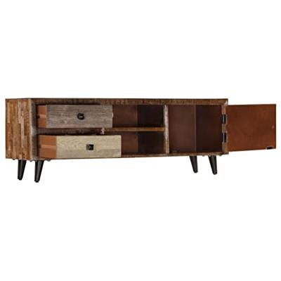 Tv-meubel 118x30x40 cm massief mangohout