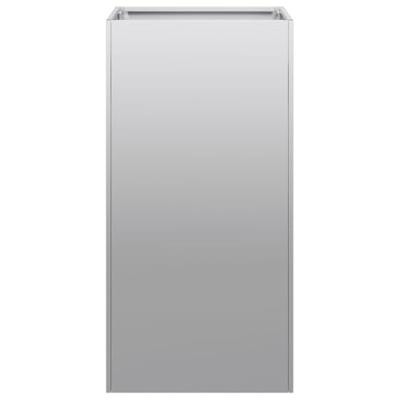 VidaXL Plantenbak 40x40x80 cm gegalvaniseerd staal