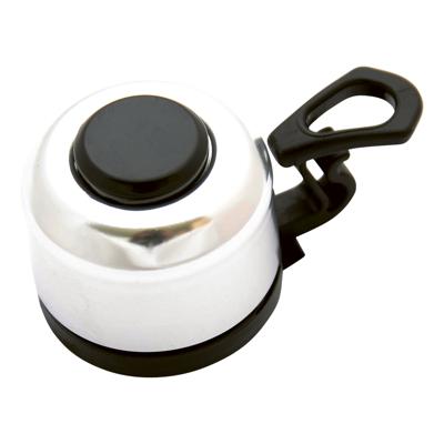 Simson fietsbel compact zilver op kaart