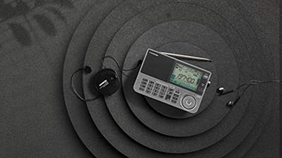 Sangean ATS-909X2 Wereldontvanger VHF (FM), Lange golf, Middengolf Wekfunctie Zwart