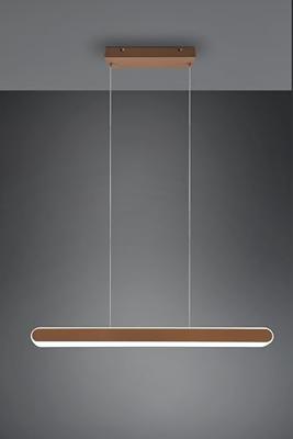 Trio HanglampHelios 130cm bruin - 343310365