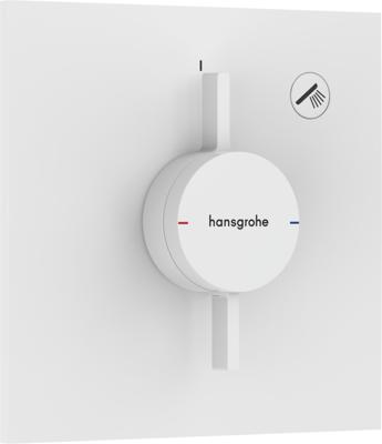 Hansgrohe DuoTurn E kraan inbouw voor 1 functie, mat wit Hansgrohe DuoTurn E kraan inbouw voor 1 functie, mat wit
