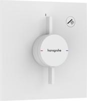 Hansgrohe DuoTurn E kraan inbouw voor 1 functie, mat wit - thumbnail