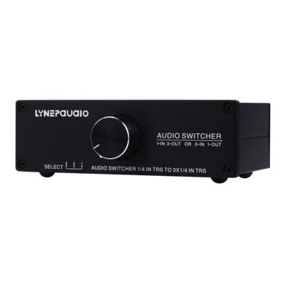 B833 Passieve Speaker Stereo schakelaar luidspreker 1 Input en Output 3 of 3 Input en 1 uitgang (zwart)