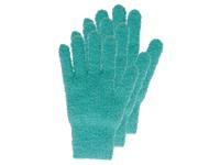 W5 3 Paar microvezel handschoenen (Turquoise, L/XL) - thumbnail