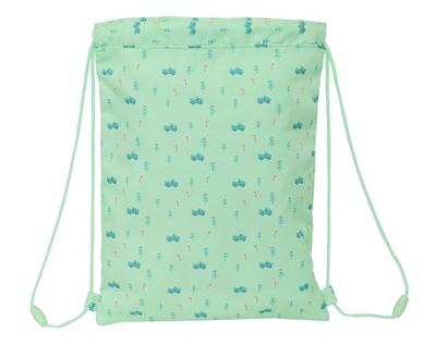 Rugtas met Koordjes Safta Coches Groen 26 x 34 x 1 cm