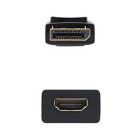 Adapter DisplayPort naar HDMI NANOCABLE 10.16.0502 15 cm Zwart - thumbnail