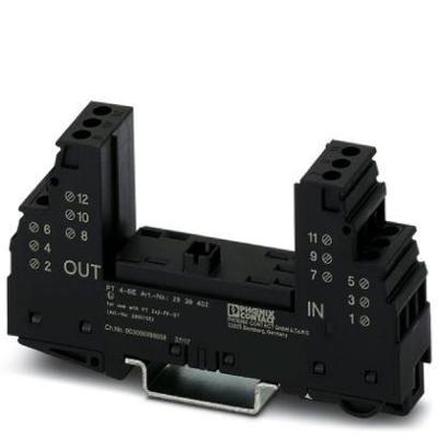 Phoenix Contact 2839402 PT 4-BE Overspanningsveilige sokkel Set van 10 stuks Overspanningsbeveiliging voor: Verdeelkast 10 stuk(s)