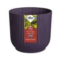 The winery collection 16cm donkerpaars bloempot elho - Elho - thumbnail