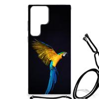 Samsung Galaxy S23 Ultra Case Anti-shock Papegaai - thumbnail