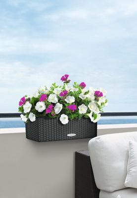 Jardiniere - Lechuza - Balconera Cottage 50 - Graniet - Rechthoekig - Met waterreservoir - thumbnail
