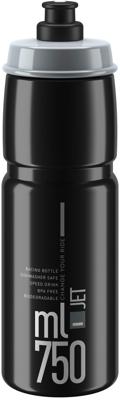 ELITE bidon "jet plus" bottle jet plus 750ml black/grey