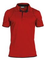 DASSY polo orbital rood/zwart 4xl - thumbnail