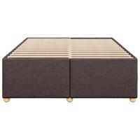 Bedframe zonder matras stof donkerbruin 180x200 cm - thumbnail
