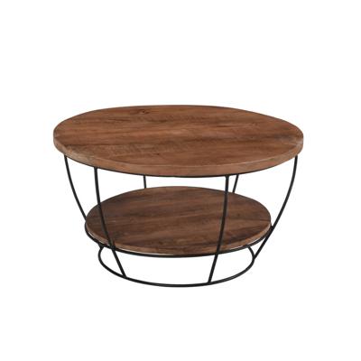 Brix Salontafel 'Evan' 85cm, kleur zwart