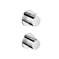 Hotbath Ace - Afbouwdeel voor Inbouw Thermostaat - 2-Weg Stop-Omstel - Chroom - V01 - thumbnail