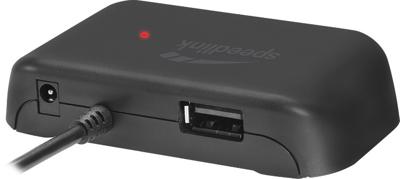 SPEEDLINK SL-140004-BK interface hub USB 2.0 480 Mbit/s Zwart SPEEDLINK SL-140004-BK interface hub USB 2.0 480 Mbit/s Zwart