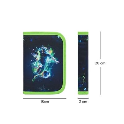 Baagl School Etui Voetbal 1-rits