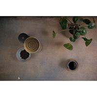 Bresser Achtergronddoek van 100% Katoen - 80 x 120cm - Abstract Brown Blue - thumbnail