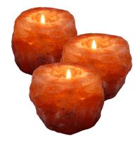 Esspo Himalayazout theelicht set 3 Stuks - thumbnail