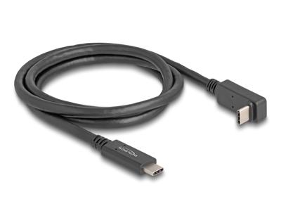 DeLOCK 80034 USB-kabel USB 3.2 Gen 2 (3.1 Gen 2) 1 m USB C Zwart