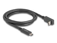 DeLOCK 80034 USB-kabel USB 3.2 Gen 2 (3.1 Gen 2) 1 m USB C Zwart - thumbnail