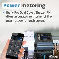 Shelly Pro Dual Cover / Shutter PM relais - thumbnail