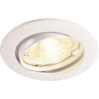 SLV Richtbare inbouwspotPika GU10 8,3cm rond wit - 1000718 - thumbnail