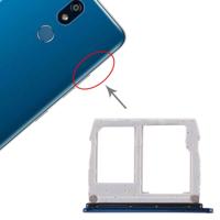 High-Tech Place SIM-kaarthouder + micro-SD-kaartvak voor LG K40 / K12 Plus / X4 (2019) / X420EM / X420 / X420HM / X420 / X420N (blauw) - thumbnail