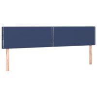 Bedframe zonder matras 120x190 cm stof blauw - thumbnail
