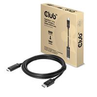 club3D CAC-1087 DisplayPort-kabel DisplayPort / HDMI Aansluitkabel DisplayPort-stekker, HDMI-A-stekker 3.00 m Zwart - thumbnail