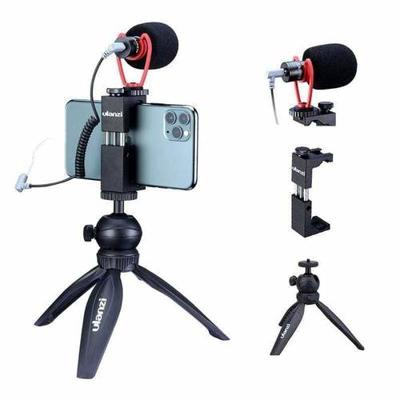 Ulanzi Smartphone vlog KIT: mini-statief, telefoonhouder & microfoon