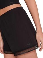 Dames GO Ribbed Short - Katoenen slaapshort - thumbnail