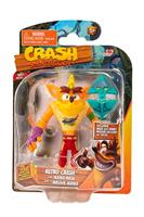 Crash Bandicoot - Retro Crash with Ika Ika Mask Figure - thumbnail