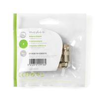 Nedis CSGP41953ME Satelliet- En Antenne-adapter F Male - Coax Male 10 Stuks Metaal - thumbnail