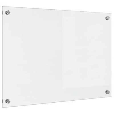VidaXL Keuken achterwand doorzichtig 70 x 50 cm gehard glas
