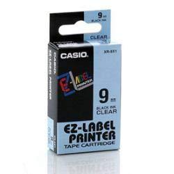 Casio XR-9YW1 Labeltape Tapekleur: Geel Tekstkleur: Zwart 9 mm 8 m
