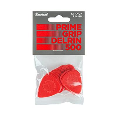 Dunlop 450P114 Prime Grip Delrin 1.14mm plectrumset (12 stuks)