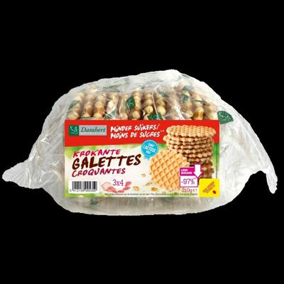 Krokante galetten lactosevrij 210 Gram Krokante galetten lactosevrij 210 Gram