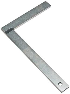 HELIOS PREISSER Schlosserwinkel 200x130mm ohne Anschlag verzinkt 0375410 Slotenmakershaak zonder aanslag 200 x 130 mm 90 °