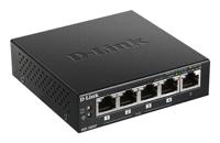 D-Link DGS-1005P/E 5-poorts PoE+ switch Gigabit 4 PoE+ poorten 60W - thumbnail