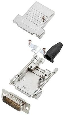 encitech DTSL15-LJSRG-T-HDP26-W-K 6355-8041-02 D-sub male connectorset 180 ° Aantal polen: 26 Soldeerkelk 1 stuk(s)