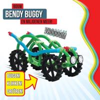 Clics Spaghetteez bendy buggy flexibele bouwstaafjes, 34dlg. - thumbnail