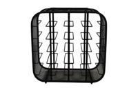 HSM Collection Wijnrek Clambou staand 20 flessen H 55 cm zwart - thumbnail