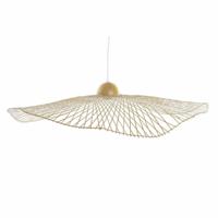 Plafondlamp DKD Home Decor Bamboe Zonneklep (88 x 88 x 17 cm) - thumbnail