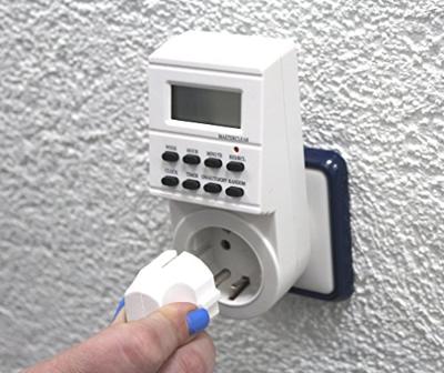 AS Schwabe 24032 Stopcontact-schakelklok Digitaal Weekprogramma 3500 W IP20