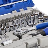 Expert by Facom doppenset met hulpstukken 1/4" | 73-delig | in koffer | E030707 - E030707 - thumbnail